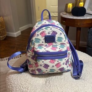 Teacups Loungefly Alice in wonderland Like New. Used once. Smoke free home